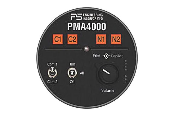 2 1/4″ Instrument Mount Adapter Plate, for PM4000 Audio Panel