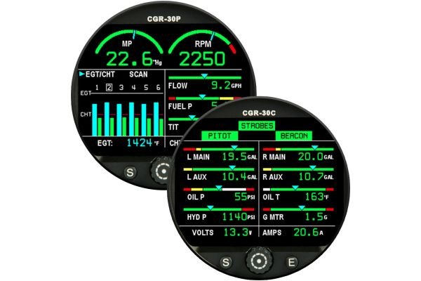 CGR-30P & CGR-30C Primary 6-Cylinder Engine Monitor Combo
