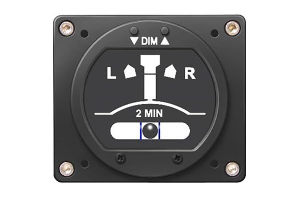 2″ RCA8310 Series Digital Turn Coordinator, 9-32 volt, TSO
