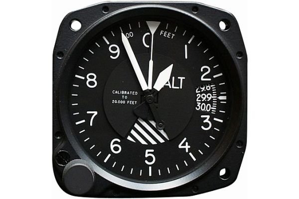 Altimeter, 0-20,000 ft in Hg, TSO