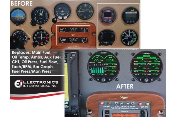 CGR-30P & CGR-30C Primary 4-Cylinder Engine Monitor Combo