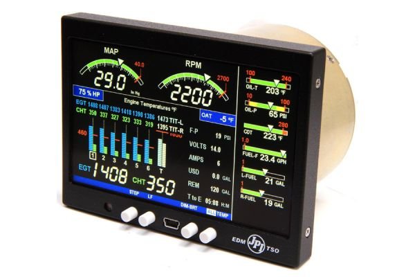 Engine Data Monitor 900 System, 4 Cylinder Complete Primary Package, L/R 2 tank, Experimental