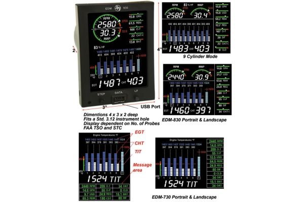 Engine Data Monitor 730 System, 9 Cylinder
