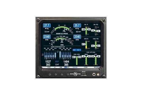 Engine Data Monitor 960 System, 7 Cylinder Complete Primary Package, L/R/Aux 4 Tank, TSO/STC