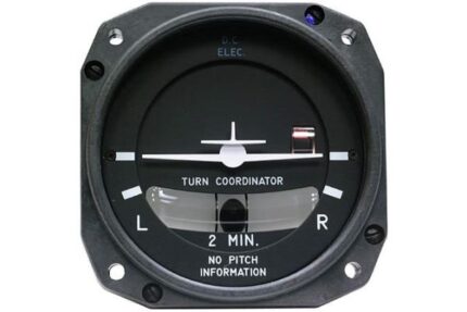 Unlit Brushless Turn Coordinator Gyro, 12-32V, TSO