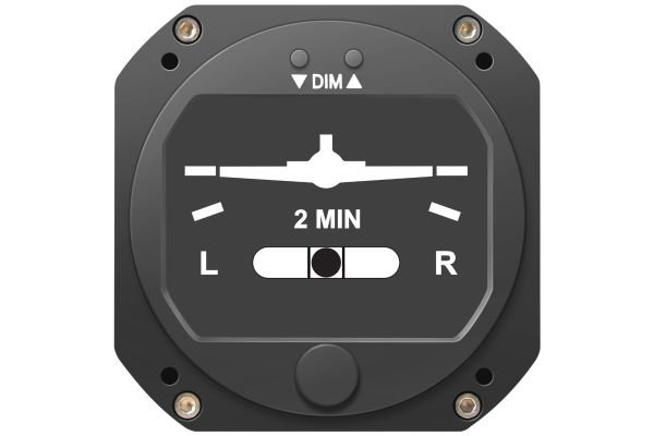 2″ RCA8310 Series Digital Turn Coordinator, 9-32 volt, TSO