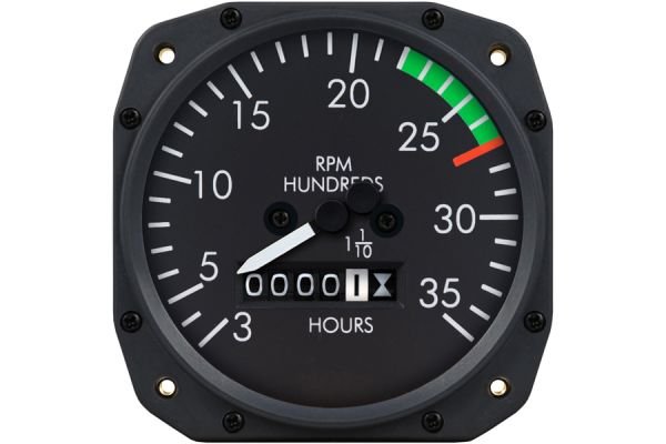 3 1/8″ Beechcraft Mechanical Tachometer by Superior Labs