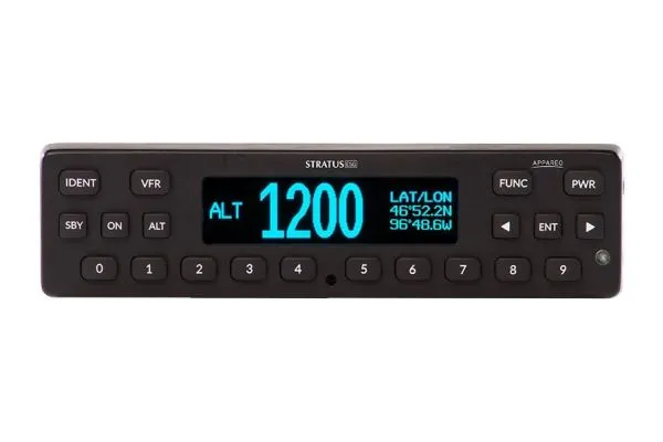 Stratus ESG 1090ES ADS-B Out EXP Transponder, with Install Kit & GPS Antenna