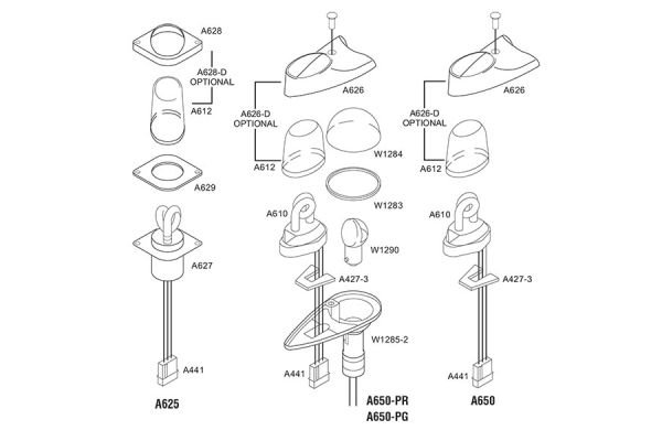 A625 Wingtip & Tail Strobe Assembly